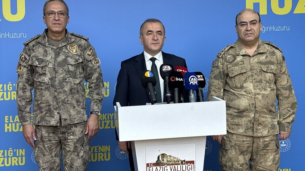 Elazığ'da Huzur, Asayiş ve Güvenlik Toplantısı Gerçekleştirildi