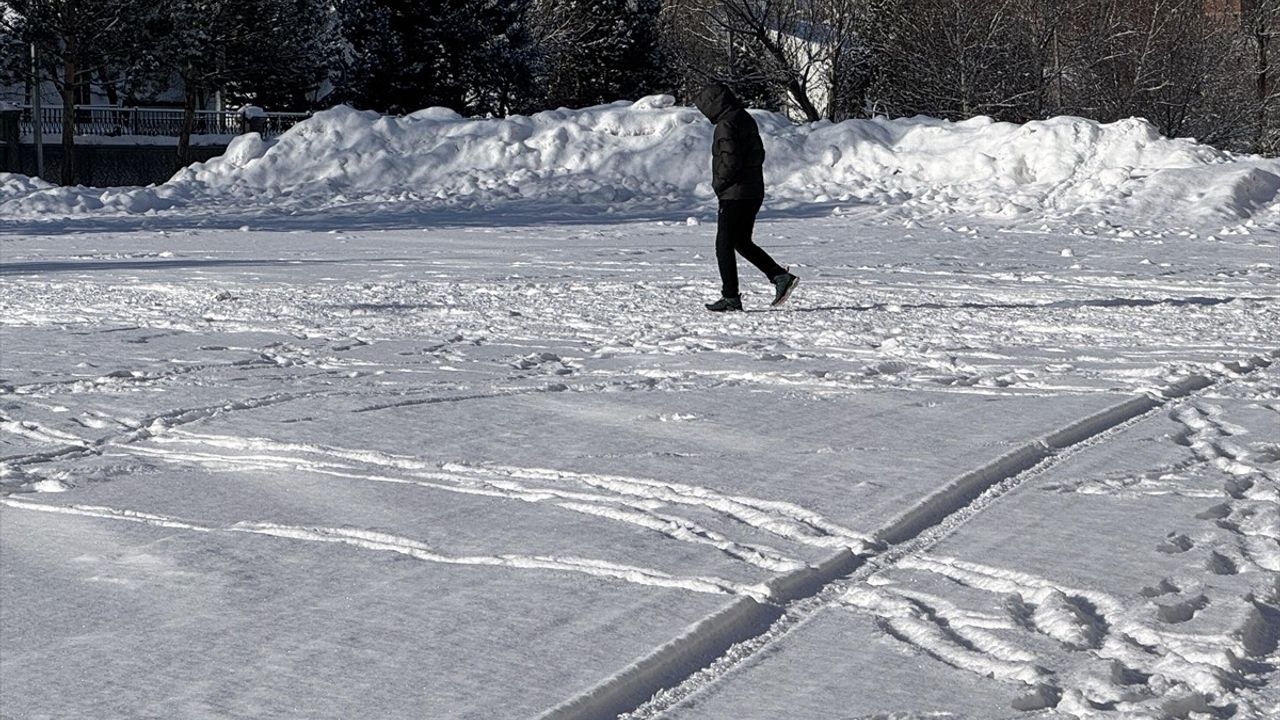 Erzurum, Kars, Ardahan ve Tunceli'de Kar Yağışı Etkili Oldu