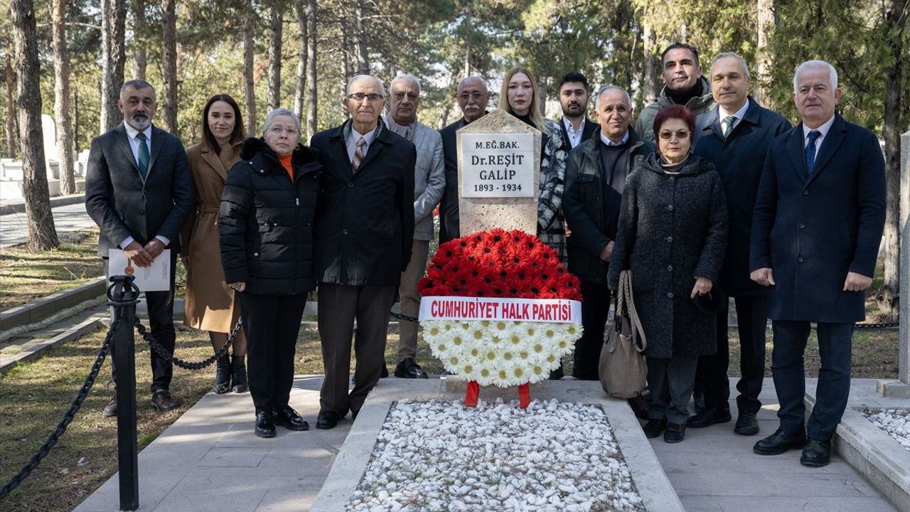Eski Milli Eğitim Bakanı Dr. Reşit Galip, 91. Yılında Anıldı