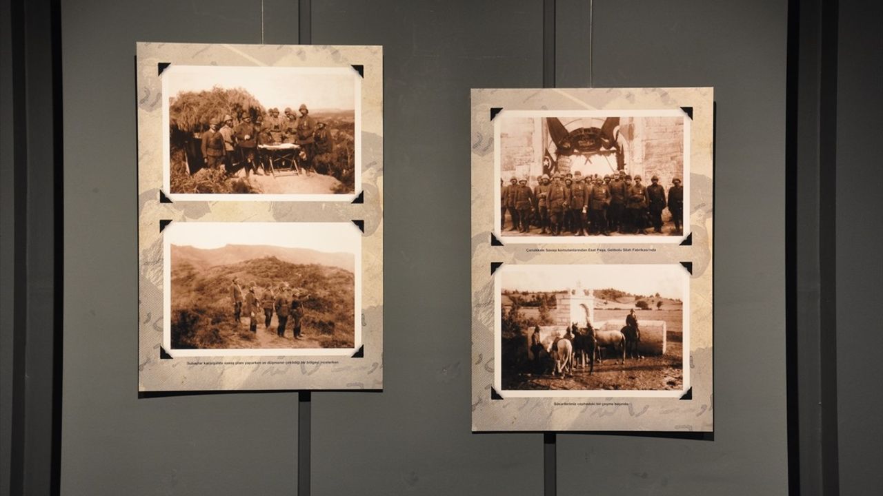 Eskişehir'de Ölümsüz Karelerle Çanakkale Fotoğraf Sergisi Açıldı