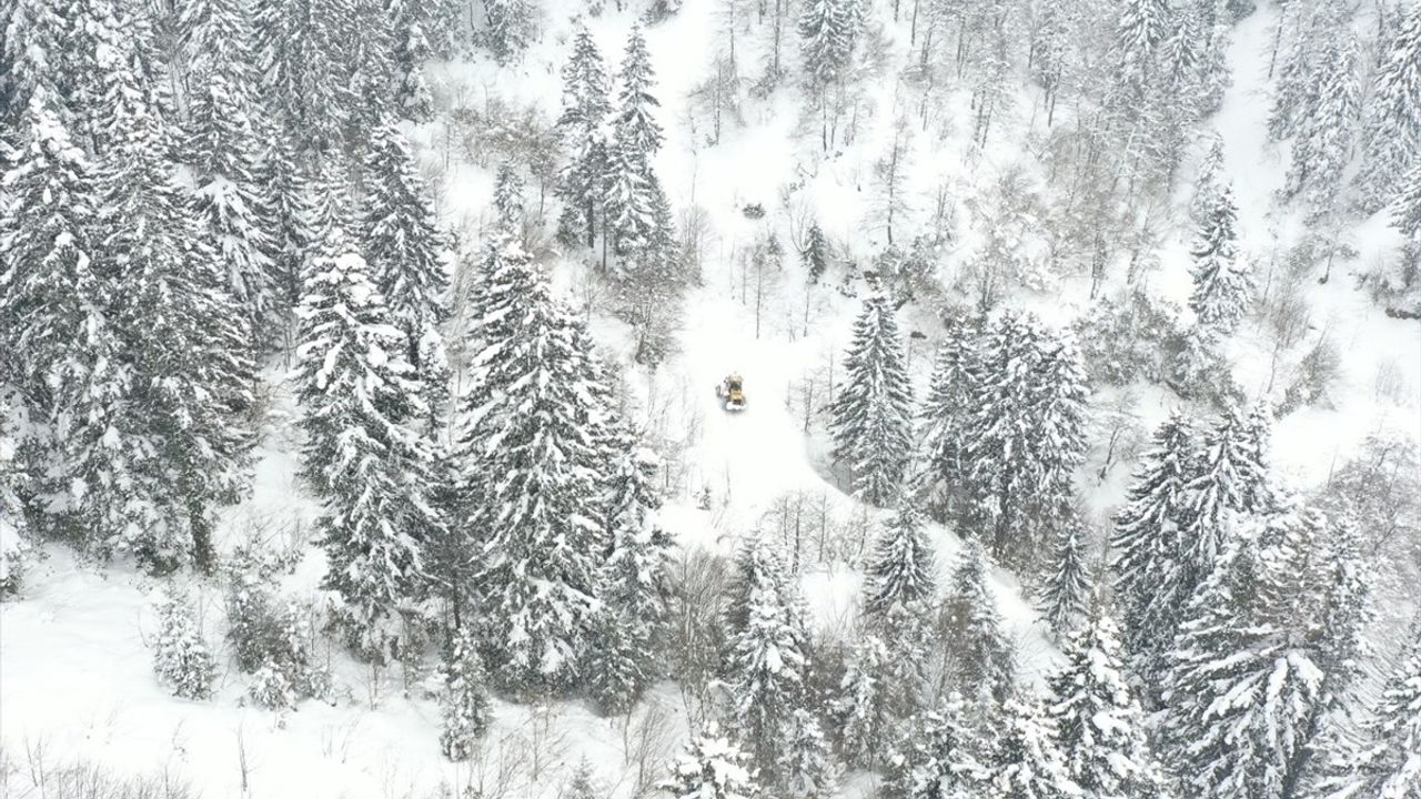 Giresun ve Gümüşhane'de Karla Mücadele Çalışmaları Süreklilik Arz Ediyor
