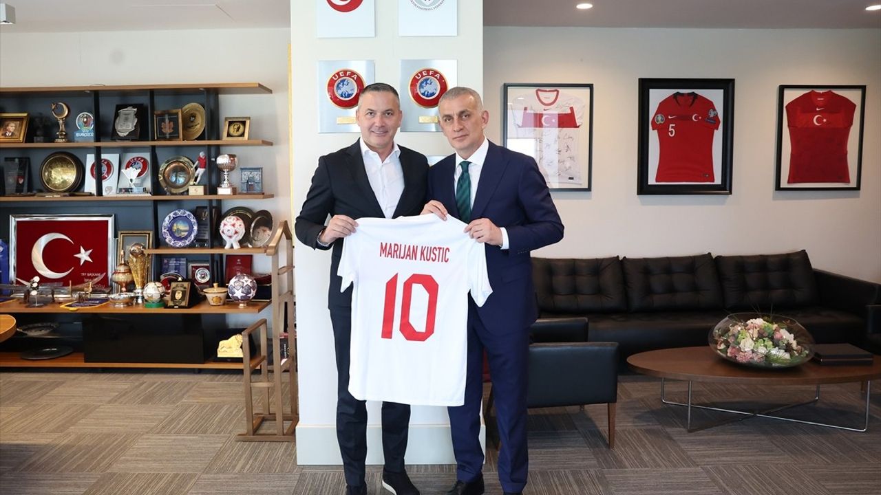 Hırvatistan Futbol Federasyonu Başkanı Kustic'ten TFF'ye Ziyaret