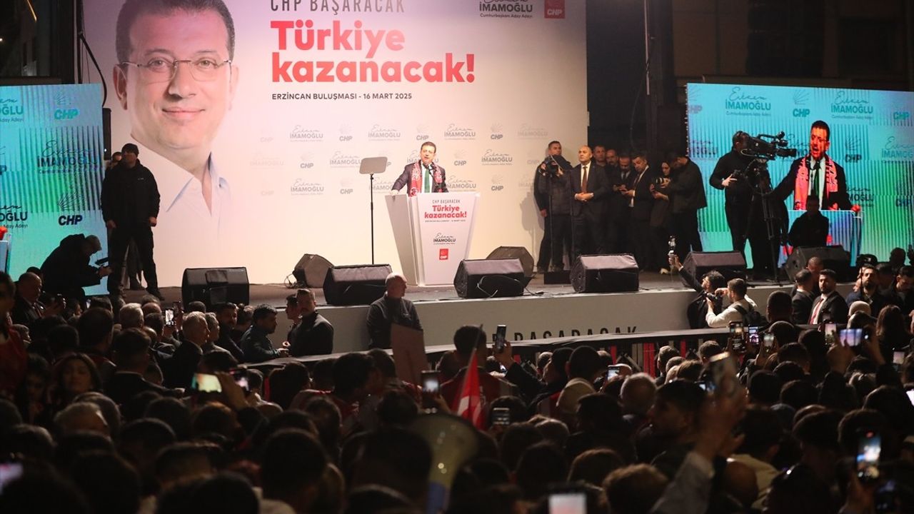 İmamoğlu, Erzincan'da Partililerle Ön Seçim İçin Buluştu