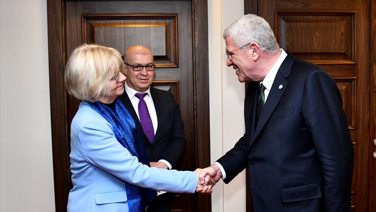 İYİ Parti Genel Başkanı Müsavat Dervişoğlu, Almanya'nın Ankara Büyükelçisi Sorg ile Görüştü