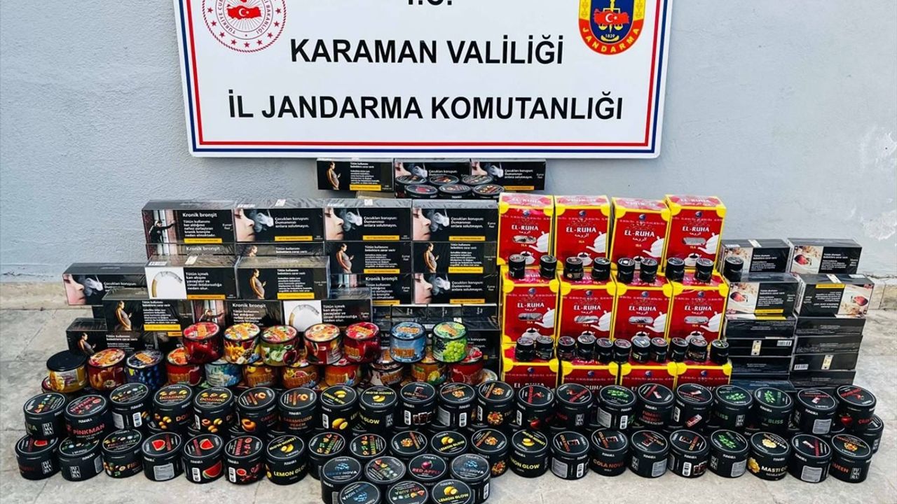 Karaman'da Kaçakçılık Operasyonu: 4 Şüpheli Gözaltına Alındı