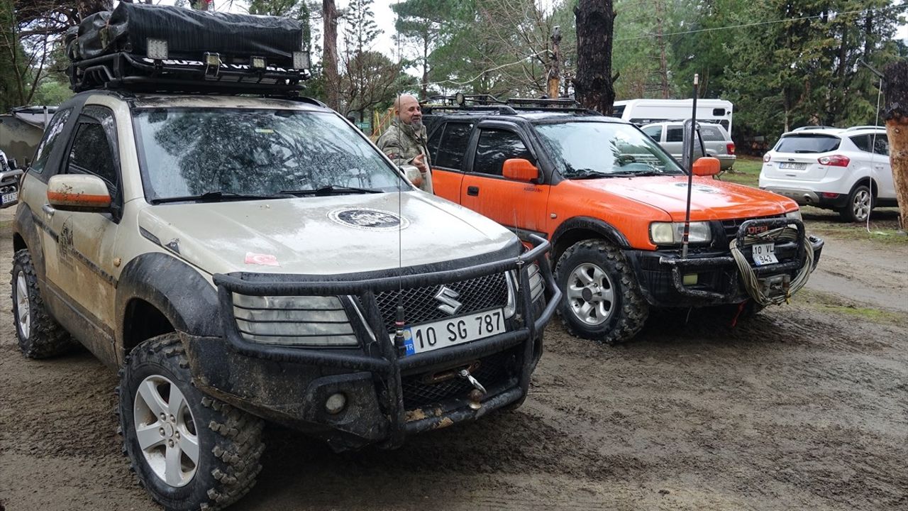 Kazdağları'nda Off-Road Tutkunları Buluştu