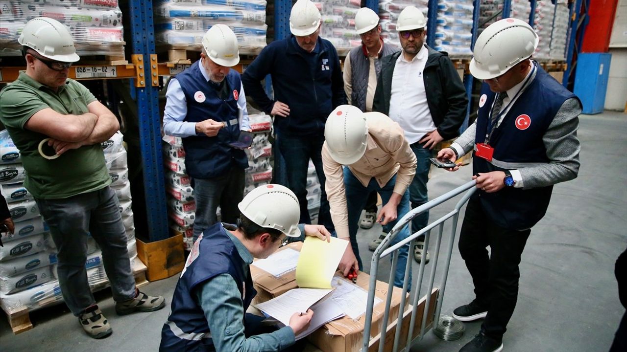 Kocaeli'de Yapı Malzemeleri Üreticilerine Denetim Uygulandı