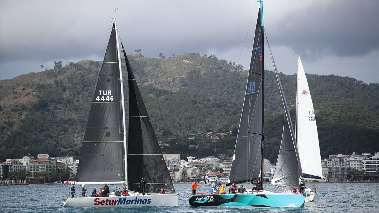 Marmaris MIYC Kış Trofesi Yat Yarışları'nın 5. Aşı başladı