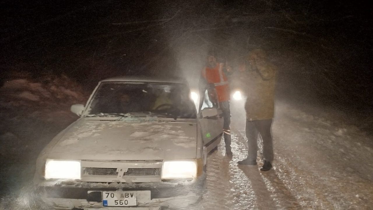 Mersin'de Tipi Nedeniyle Mahsur Kalan İki Kişi Kurtarıldı