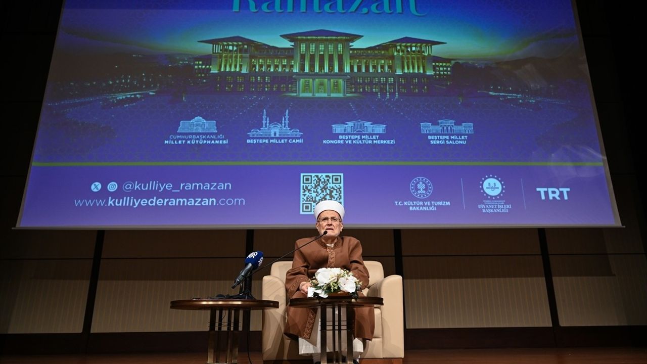 Mescid-i Aksa İmam Hatibi Şeyh İkrime Sabri, Ankara'da Filistin Davasını Destekledi