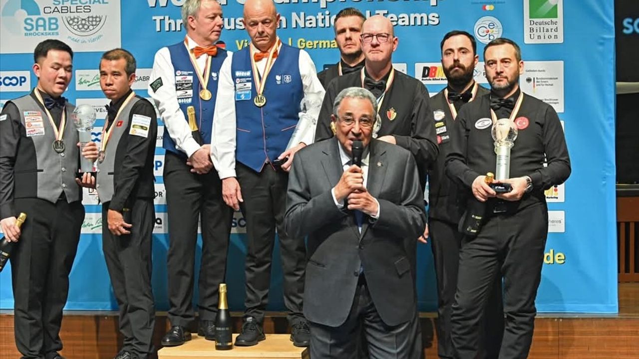 Milli Bilardoculardan 3 Bant Dünya Şampiyonası'nda Bronz Madalya