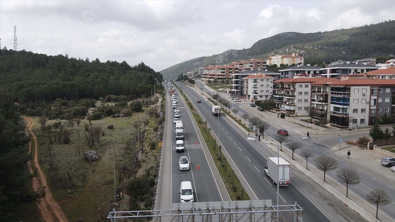 Muğla'da Bayram Yoğunluğuna Karşı Trafik Denetimleri Artırıldı