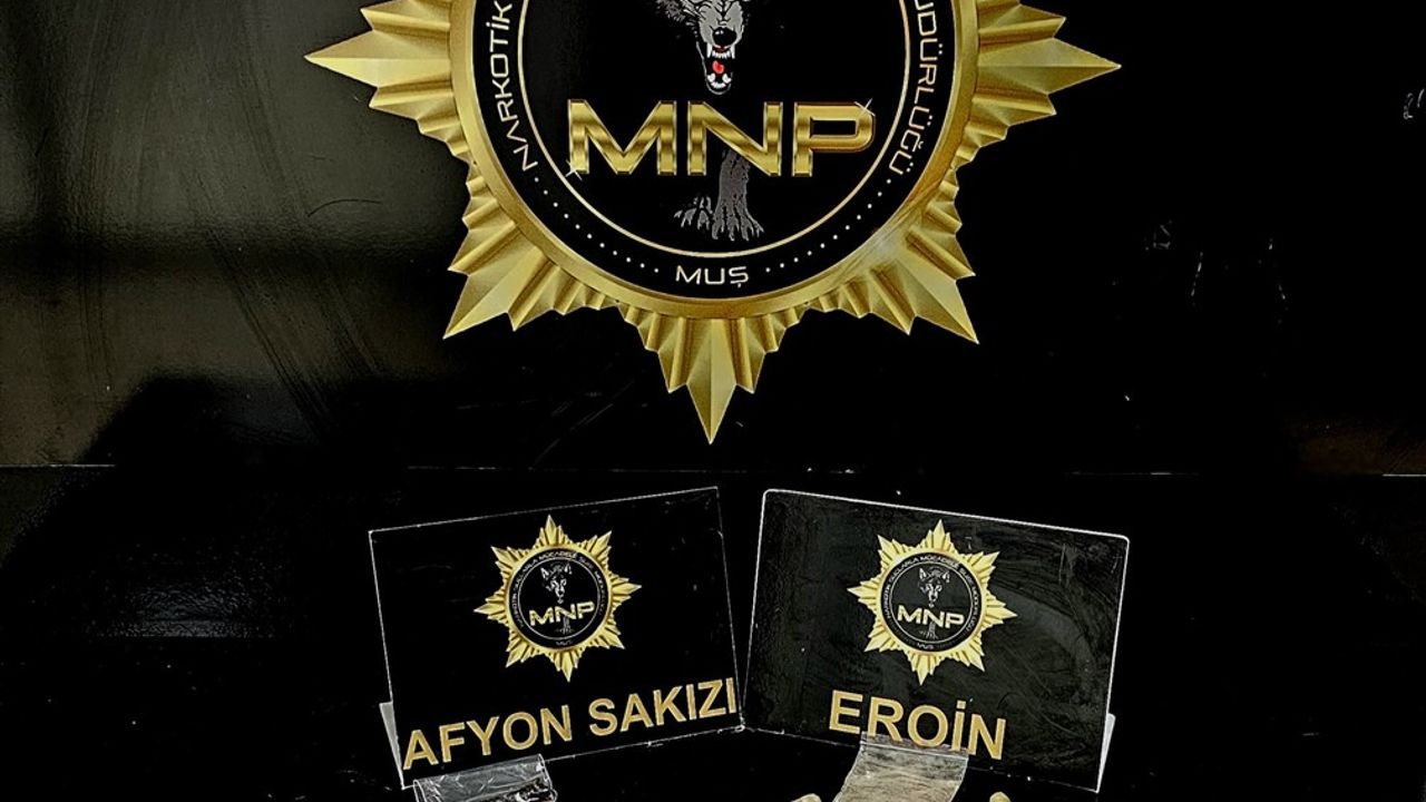 Muş'ta Uyuşturucu Operasyonunda 2 Şüpheli Gözaltına Alındı