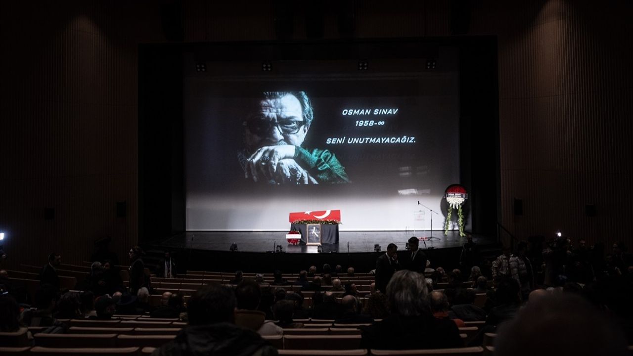 Osman Sınav için AKM'de Tören Düzenlendi