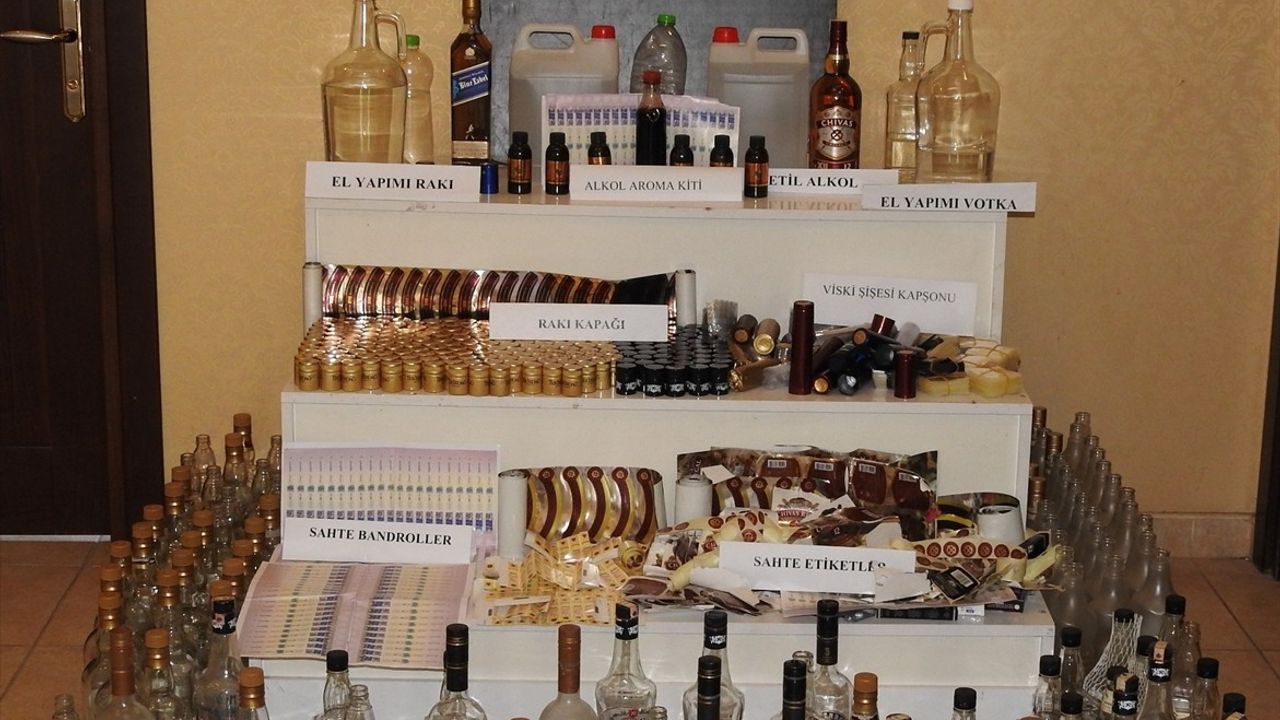 Osmaniye'de Kaçak İçki Operasyonunda 3 Şüpheli Tutuklandı