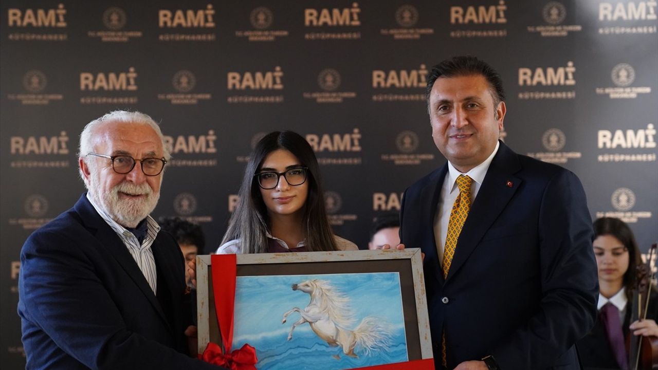 Rami Kütüphanesi'nde 'Bağcılar'dan Bişkek'e Ana Dilim Vatanım' Sergisi Açıldı