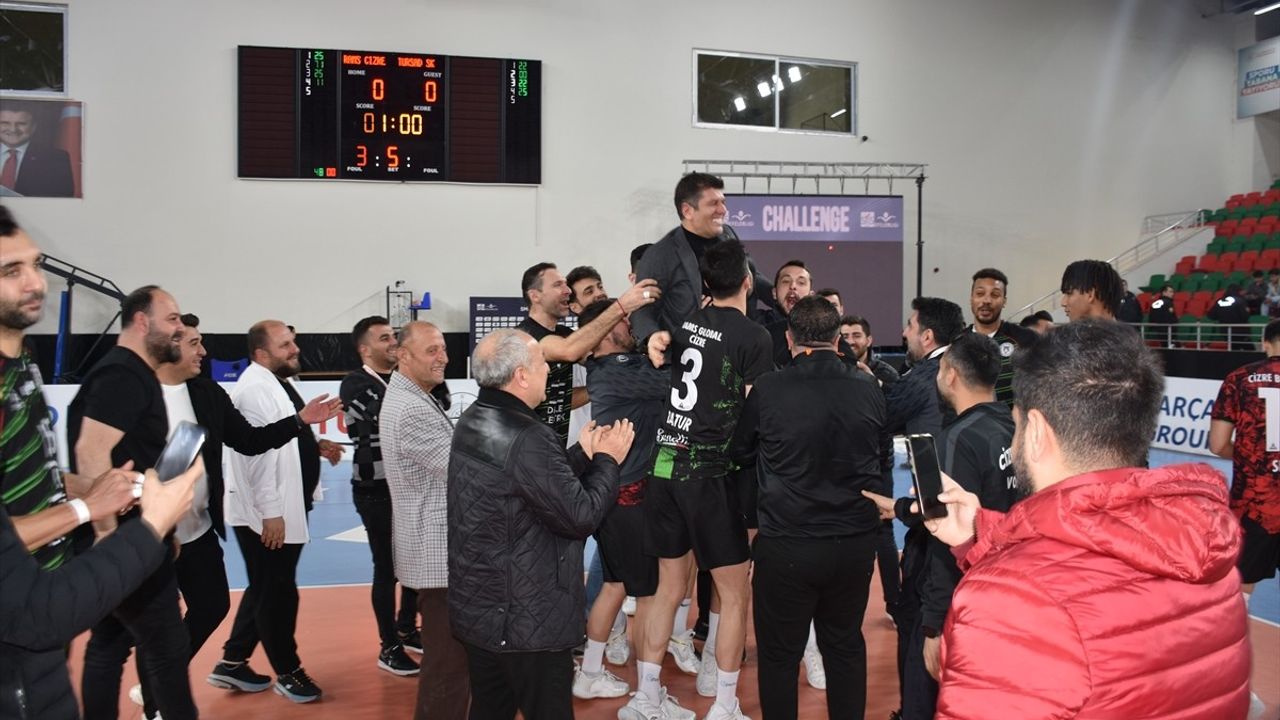 Rams Global Cizre Belediyespor, TÜRŞAD'ı 3-1 Mağlup Etti