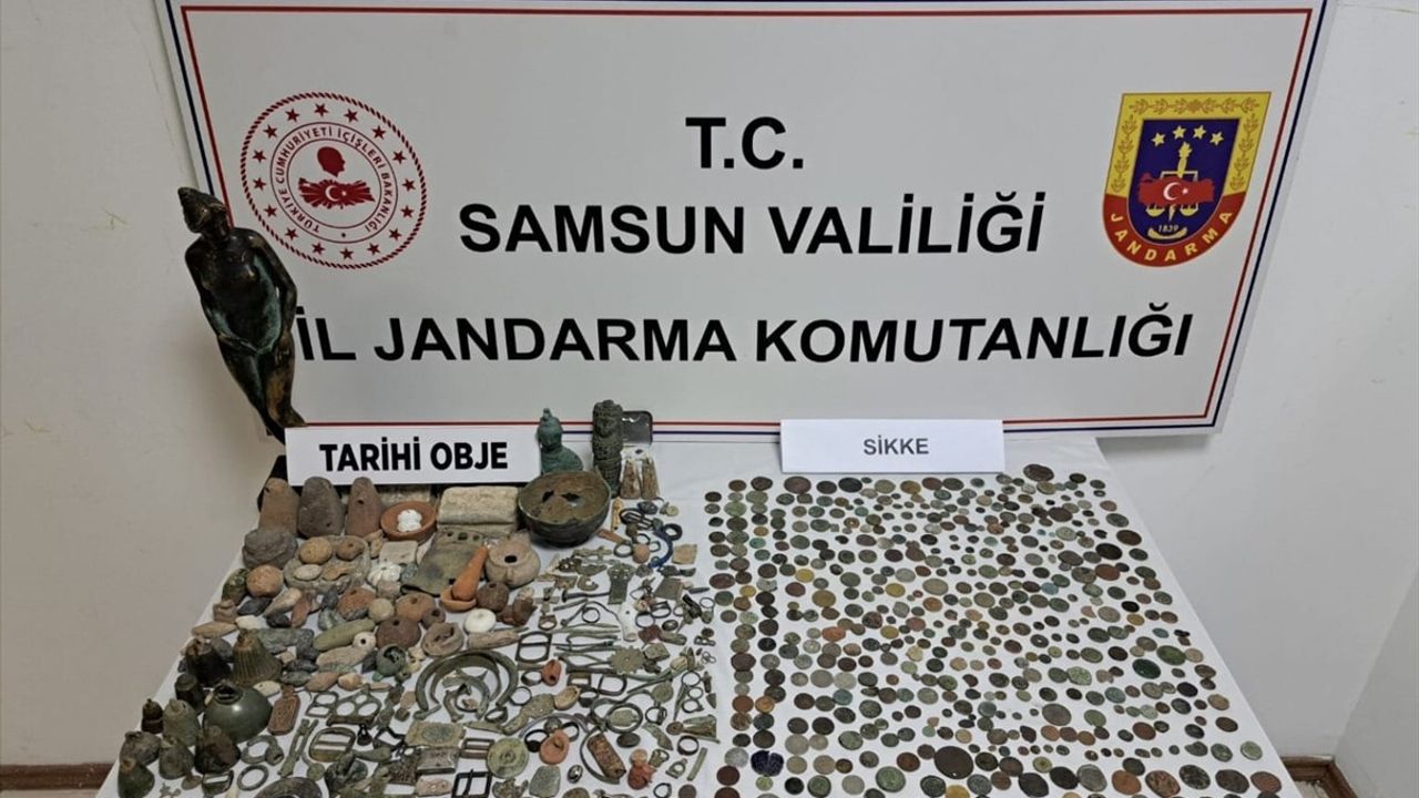 Samsun'da Tarihi Eser Kaçakçılığı Operasyonu: Üç Şüpheli Gözaltında