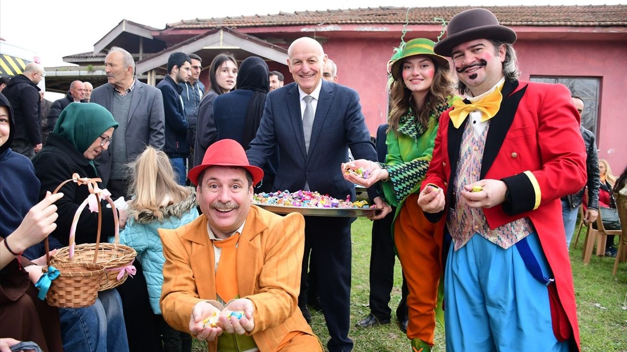 Samsun'un Gökçeağaç Mahallesi'nde Arife Bayramı Coşkusu