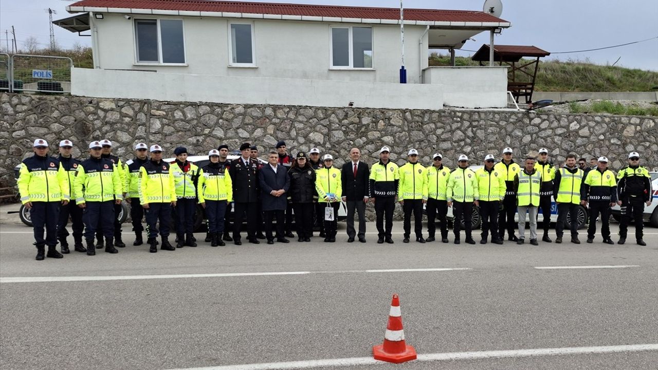 Sinop Valisi Mustafa Özarslan, Trafik Denetimine Katıldı