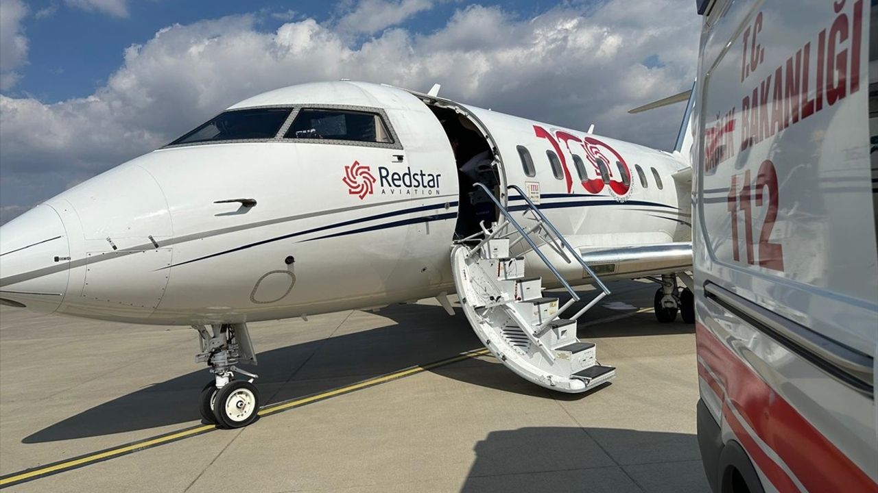 Şırnak'ta 3 Aylık Bebek Ambulans Uçakla Elazığ'a Sevk Edildi