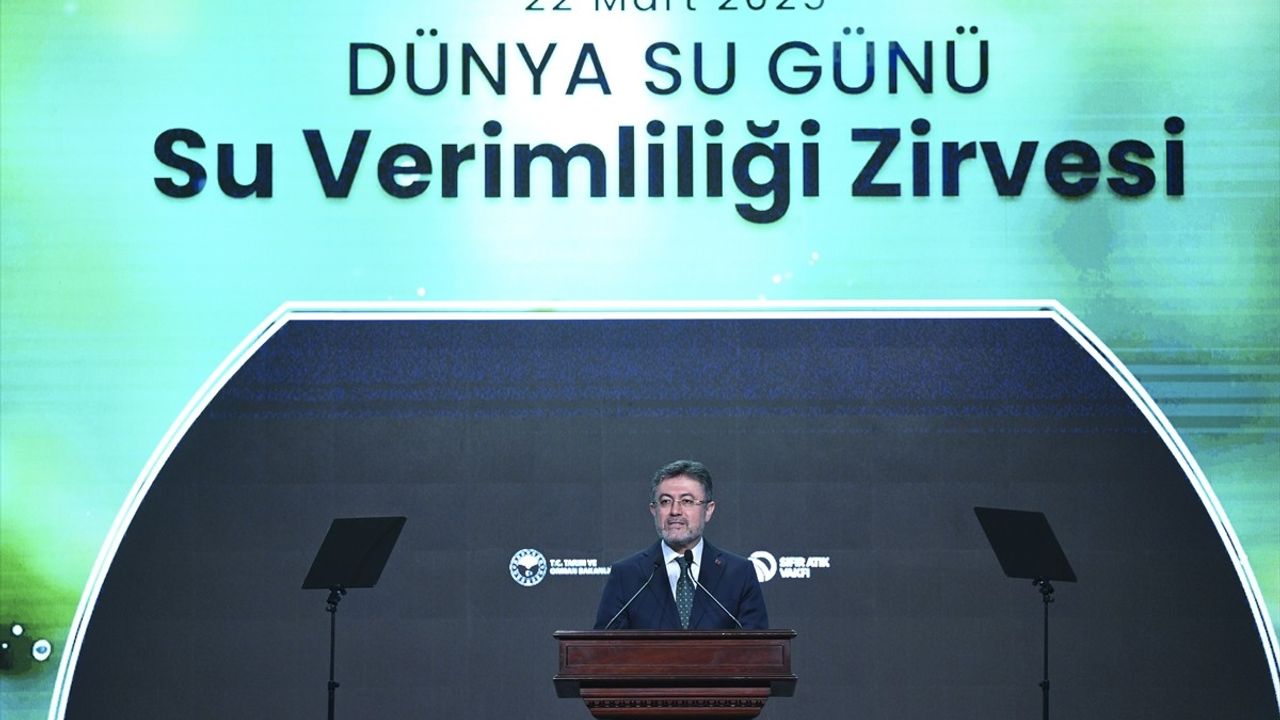 Tarım ve Orman Bakanı Yumaklı, Su Verimliliği Zirvesi'nde Önemli Açıklamalarda Bulundu