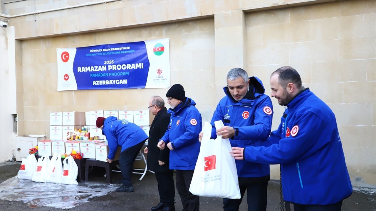 TDV, Azerbaycan'da Ramazan Yardımları İle İhtiyaç Sahiplerine Destek Oluyor