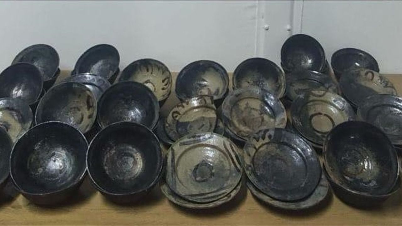 Tekirdağ'da Jandarmadan Tarihi Eser Operasyonu: 50 Tabak Ele Geçirildi