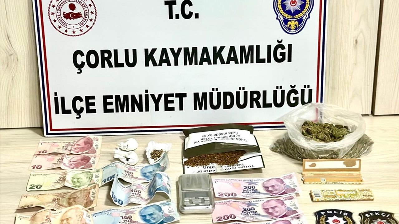 Tekirdağ'da Uyuşturucu Operasyonu: 4 Şüpheliden 1'i Tutuklandı