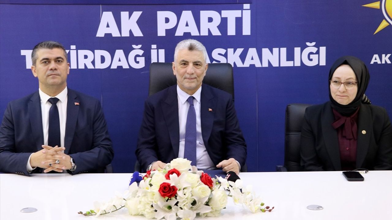 Ticaret Bakanı Ömer Bolat, Tekirdağ'da Önemli Ziyaretlerde Bulundu