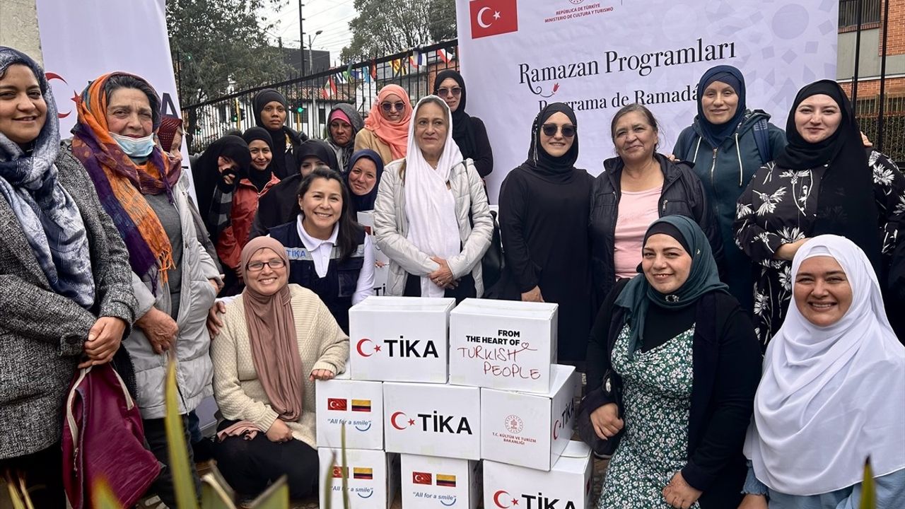 TİKA, Kolombiya'da 500 Aileye Gıda Desteği Sağladı