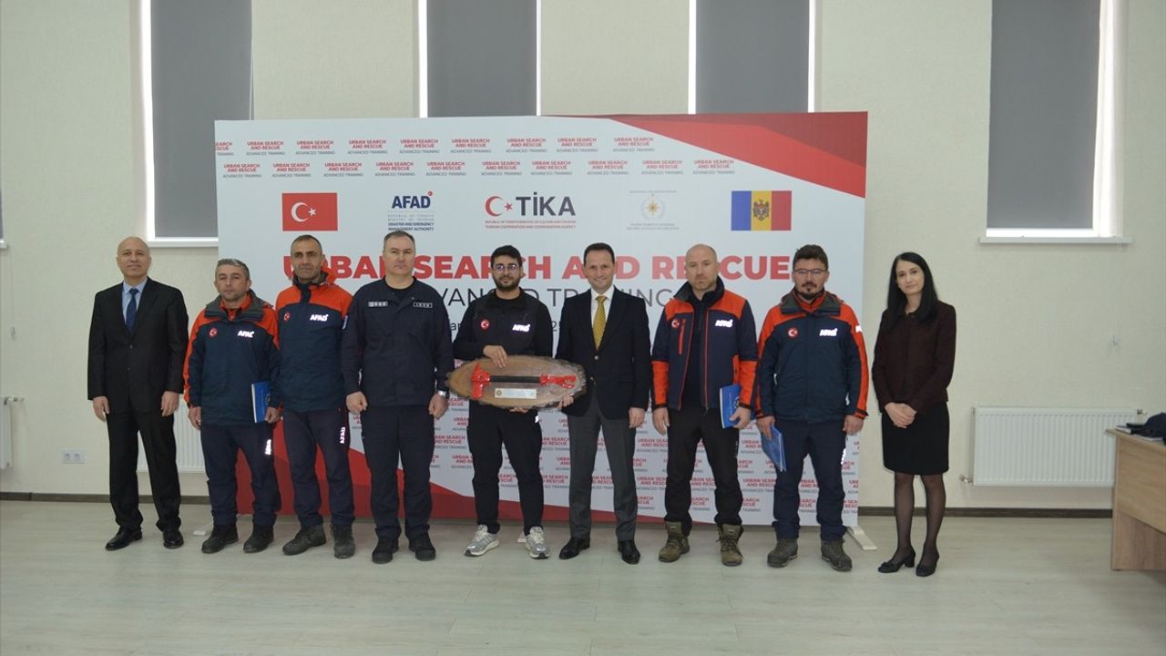 TİKA, Moldova'da Kentsel Arama Kurtarma Eğitimleri Gerçekleştiriyor