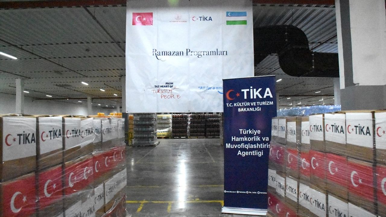 TİKA, Ramazan'da Özbekistan'da 2 Bin Aileye Gıda Yardımında Bulundu