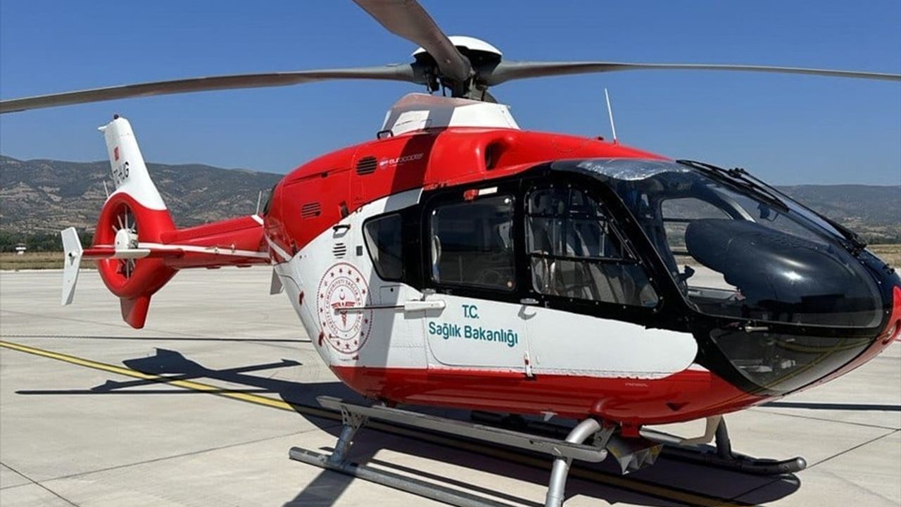 Tokat’ta 13 Yaşındaki Çocuk, Ambulans Helikopterle Ankara’ya Sevk Edildi