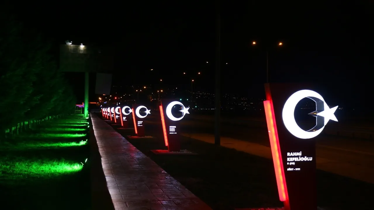 Trabzon'da 9 Şehidin Anısını Yaşatacak Anıt Park Açıldı