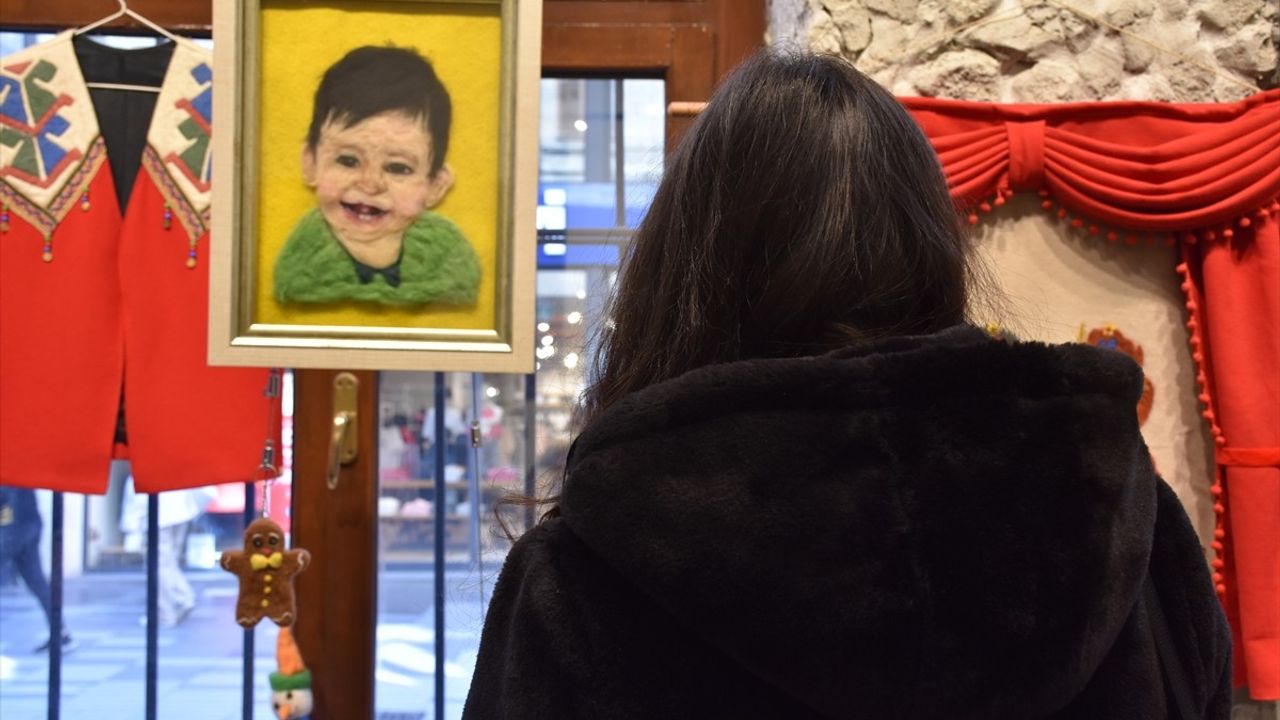 Trabzon'da Kadınlar Günü'ne Özel Keçe Sergisi Açıldı