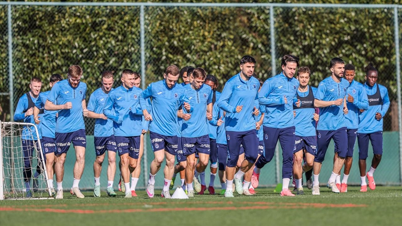 Trabzonspor, Başakşehir Maçına Hazırlıklarını Sürdürüyor