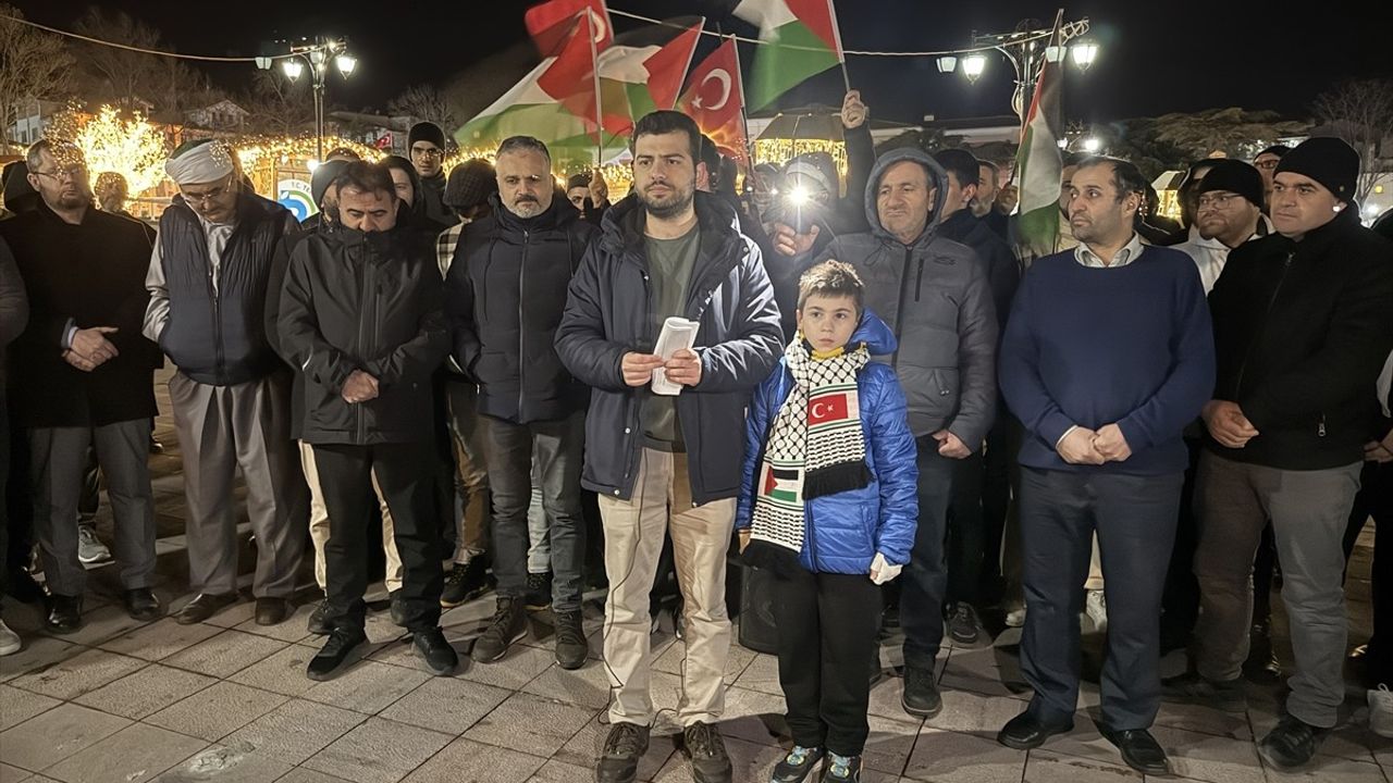 Trakya'da İsrail'in Gazze Saldırılarına Protesto