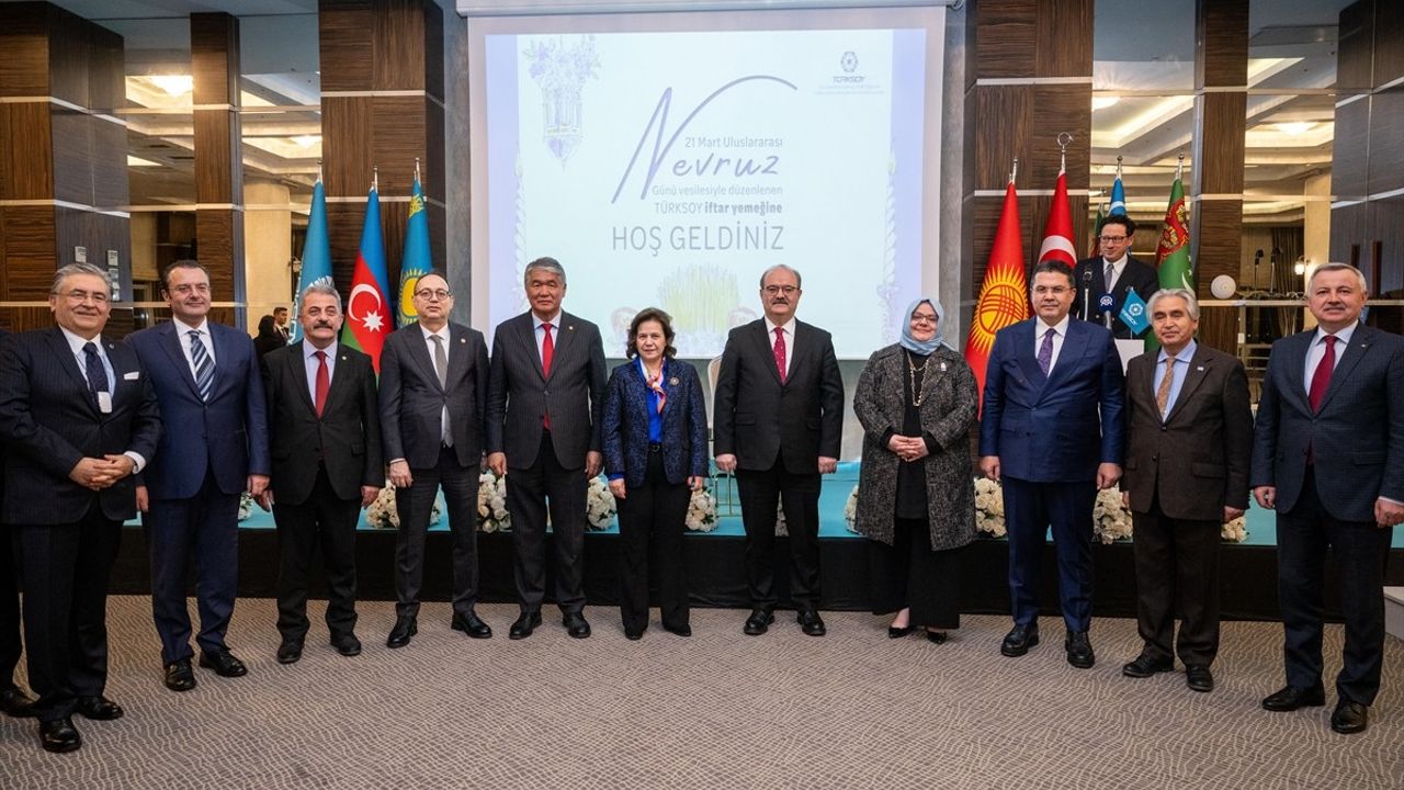 TÜRKSOY, Nevruz Kutlamaları İçin Ankara'da İftar Düzenledi