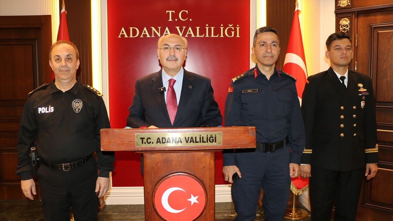 Adana Valisi Köşger, Mart Ayı Asayiş Çalışmalarını Değerlendirdi