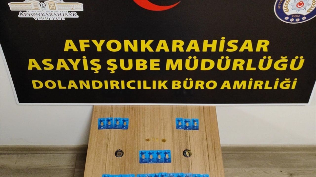 Afyonkarahisar'da Sahte Altın Satışı: İki Şüpheli Yakalandı