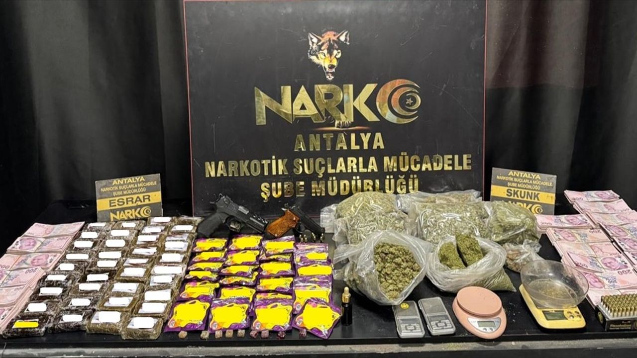 Antalya'da Uyuşturucu Ticareti Operasyonu: 20 Şüpheli Tutuklandı
