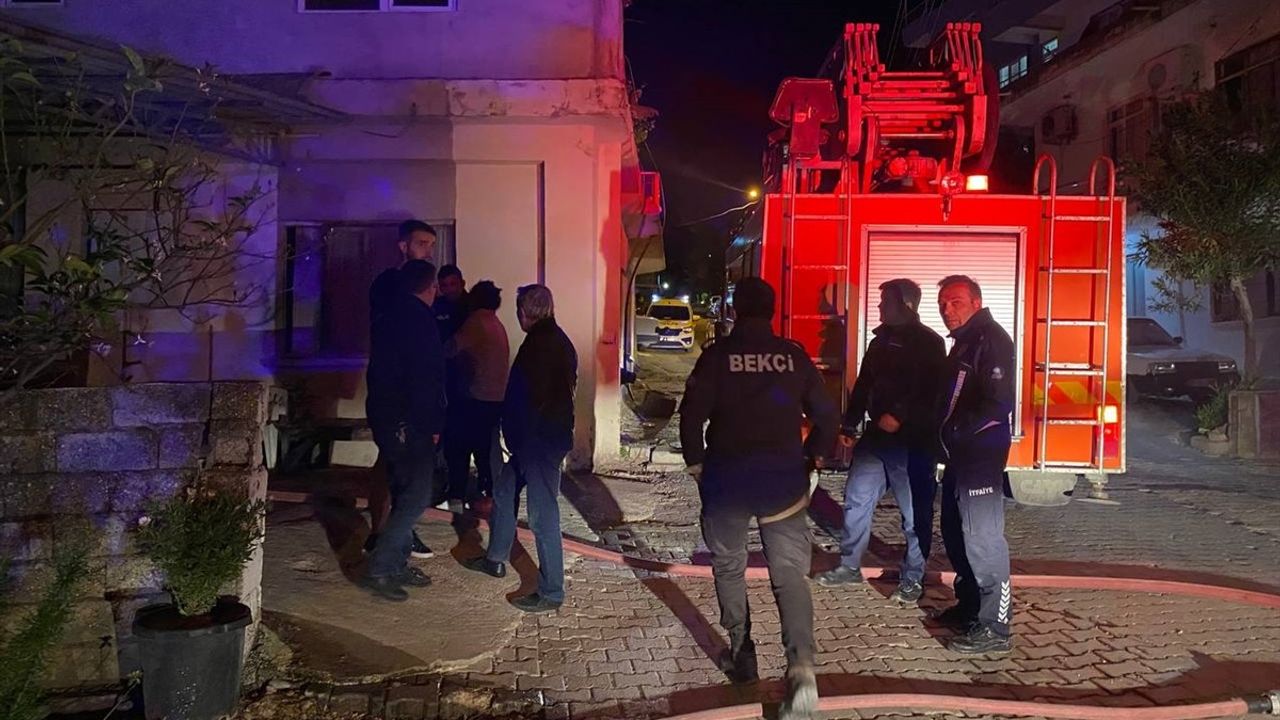 Antalya Serik'te Aile İçi Tartışma Sonrası Yangın Çıktı