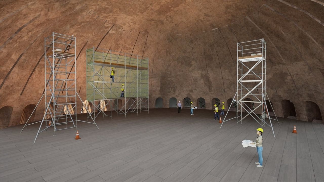 Ayasofya'nın Ana Kubbesi Restorasyona Giriyor