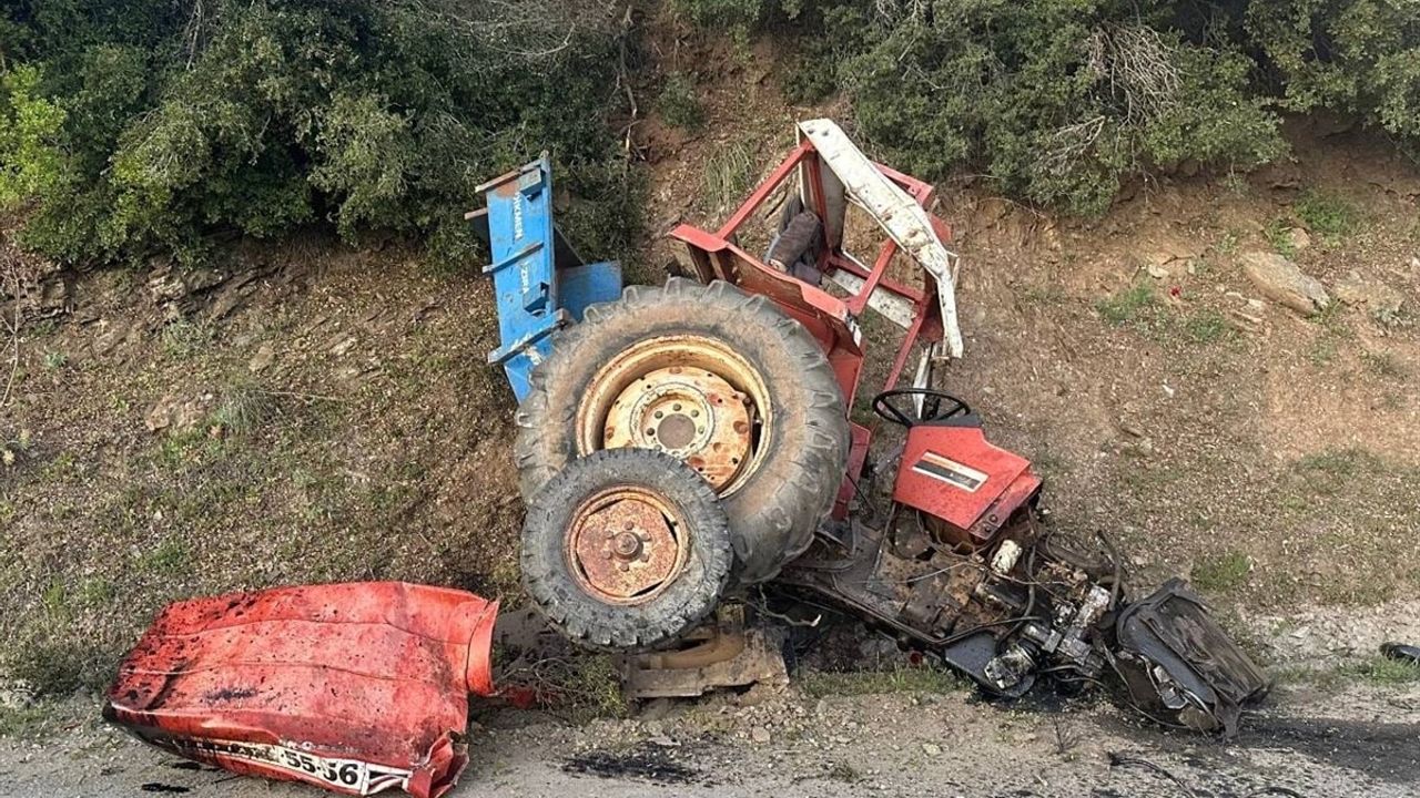 Aydın'da Traktör Devrilmesi: 1 Ölü, 2 Yaralı