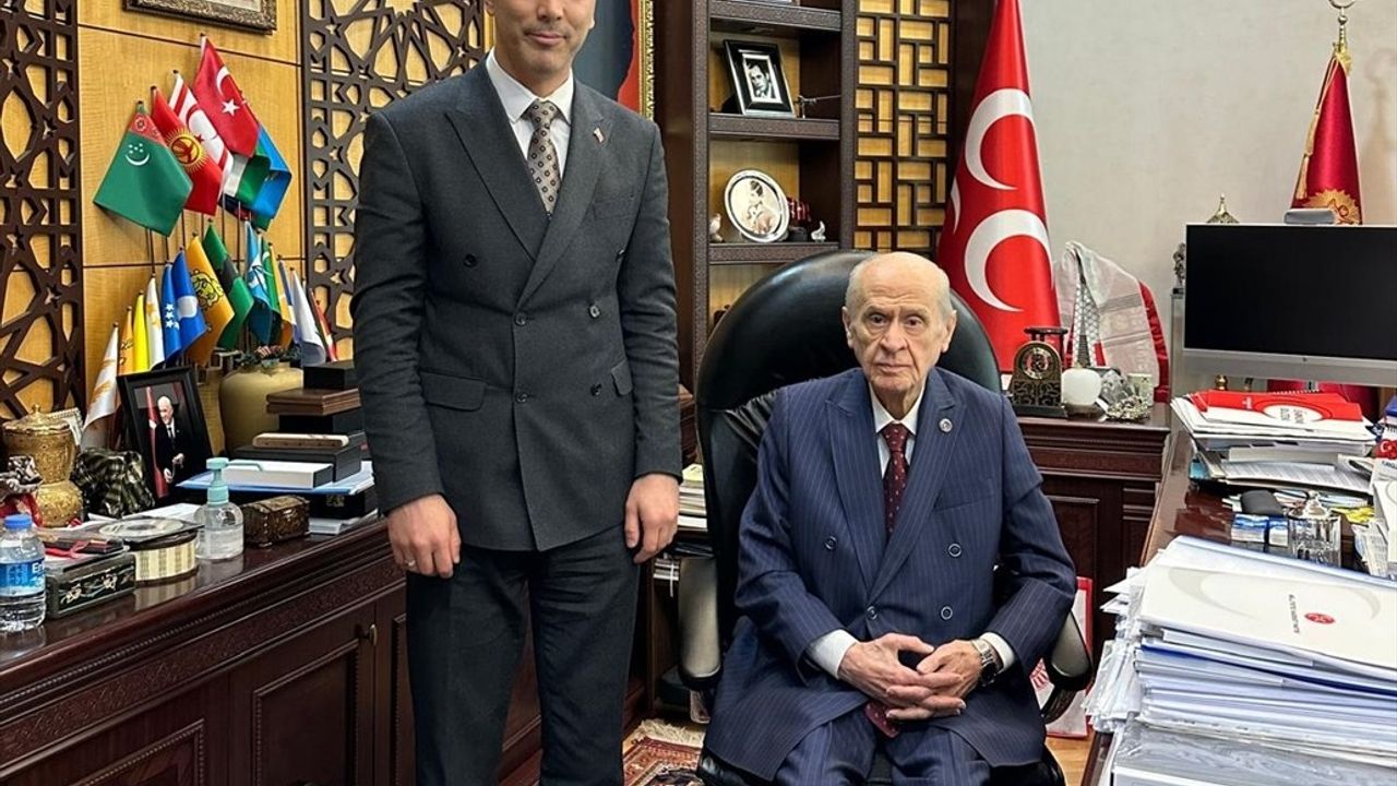 Bahçeli, MHP Siirt İl Başkanı Tükenmez'i Kabul Etti