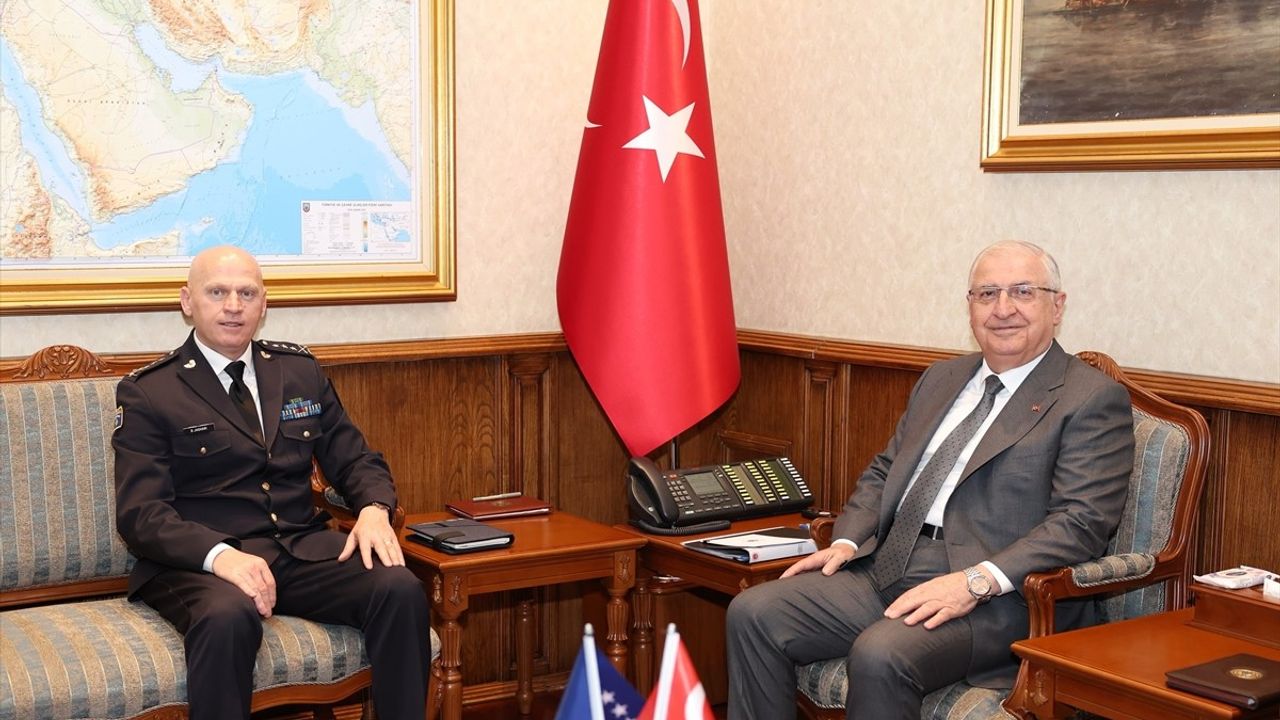 Bakan Güler, Kosova Güvenlik Kuvvetleri Komutanı Jashari'yi Kabul Etti