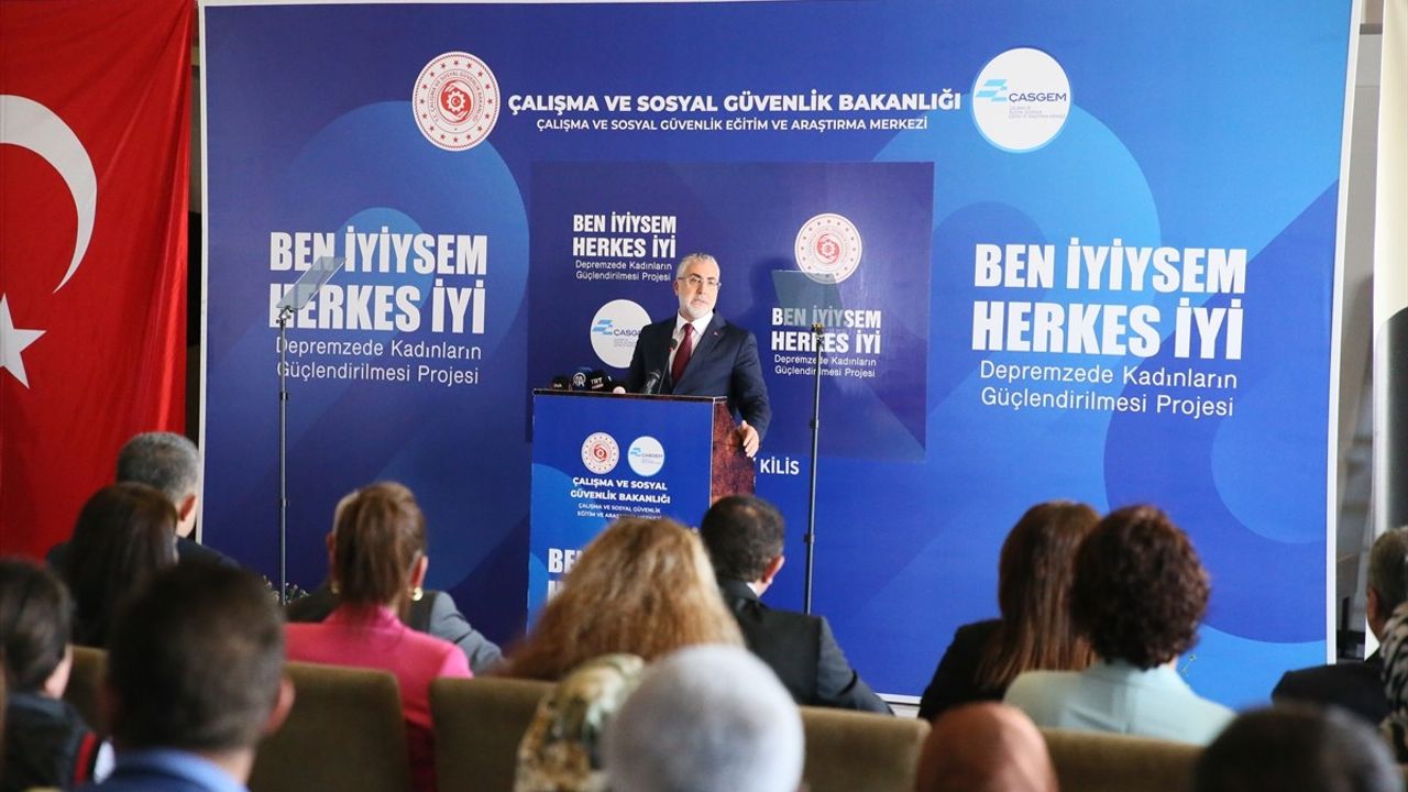 Bakan Işıkhan, Kilis'te Deprem Bölgesine Yönelik İstihdam Desteklerini Açıkladı