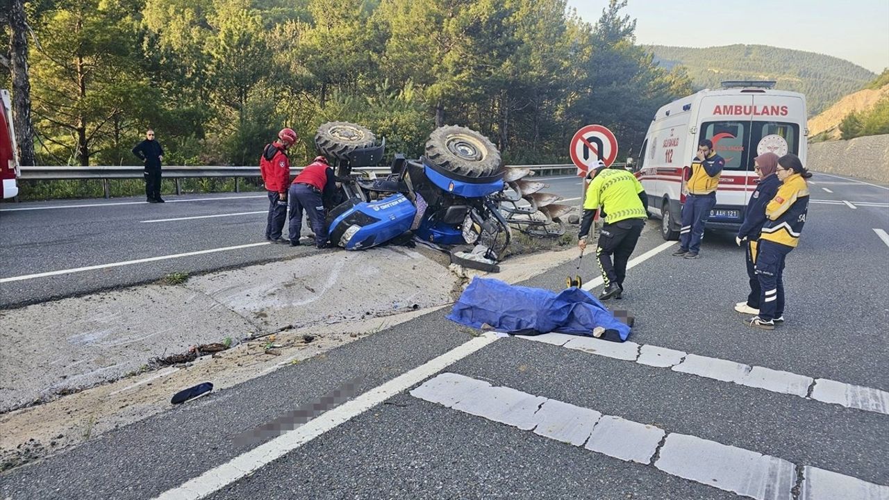 Balıkesir Havran'da Traktör Devrildi, Sürücü Hayatını Kaybetti