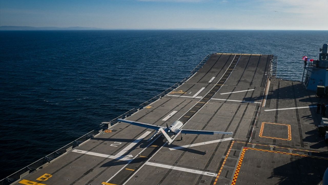 Bayraktar TB3 SİHA, TCG Anadolu'dan Başarılı 4 Sorti Gerçekleştirdi